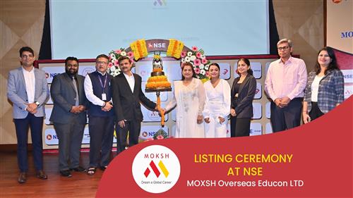 Listing Ceremony of MOXSH Overseas Educon Ltd.
